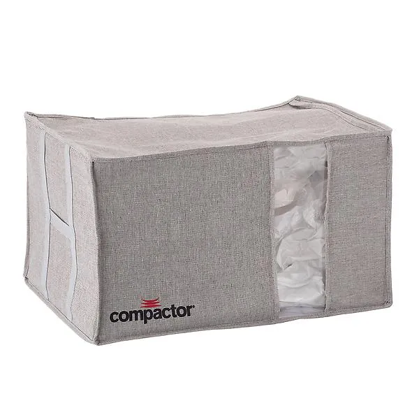 Compactor Large Storage Box w/Vacuum Bag Grey