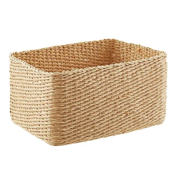 Woven Paper Bin Natural