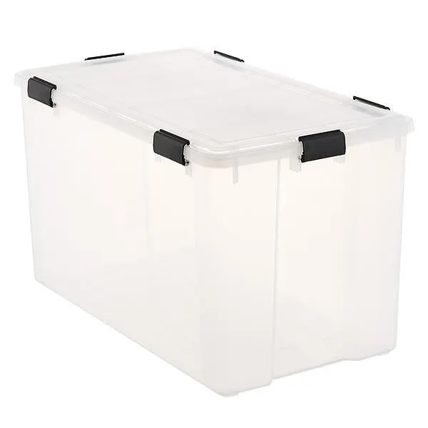 156 qt. Weathertight Tote Clear
