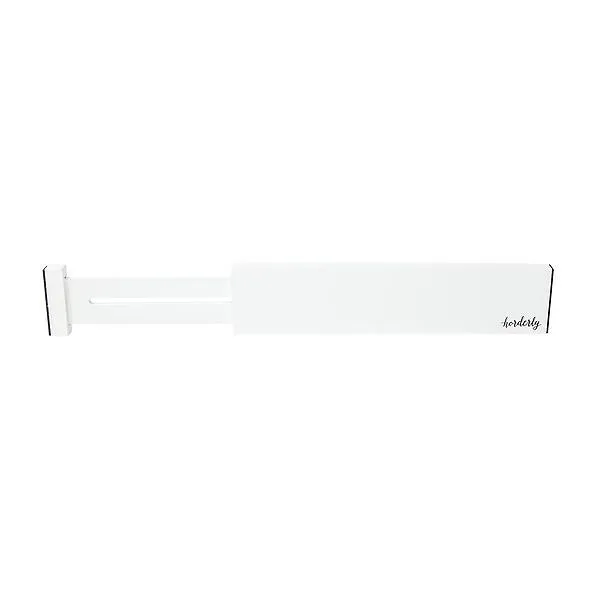 Horderly Bamboo Expandable Drawer White Set of 4