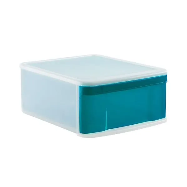 Iris Large Tint Stacking Drawer Peacock