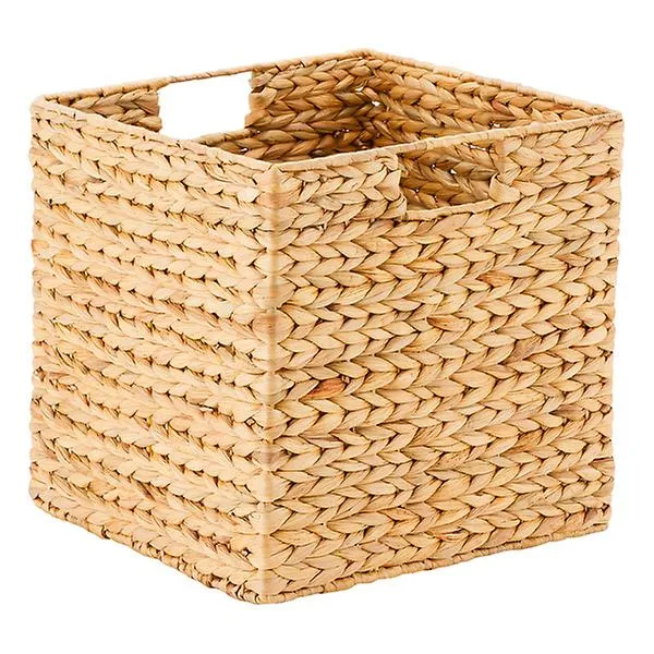 Large Water Hyacinth Cube Natural