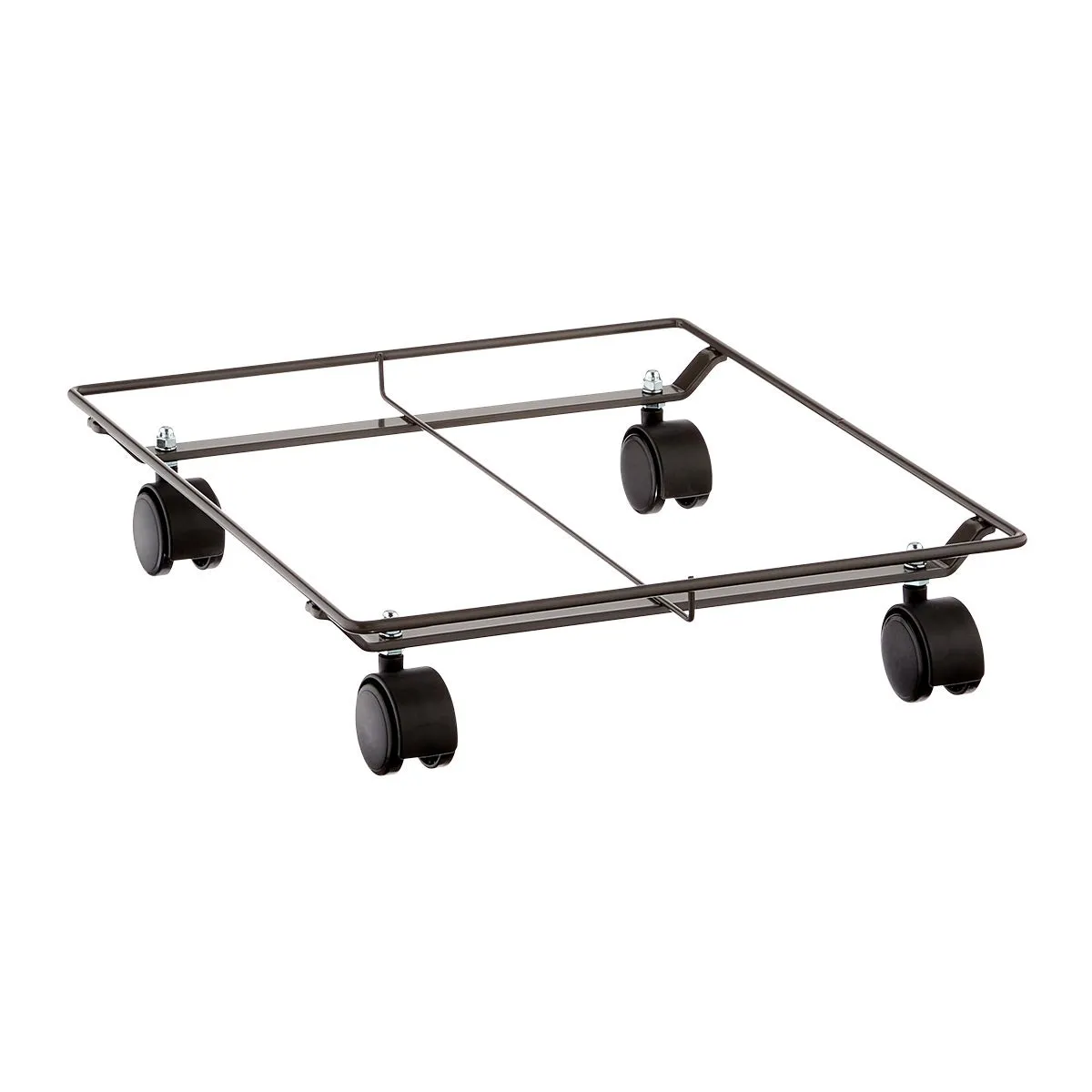 Mesh File Crate Caster Base Graphite
