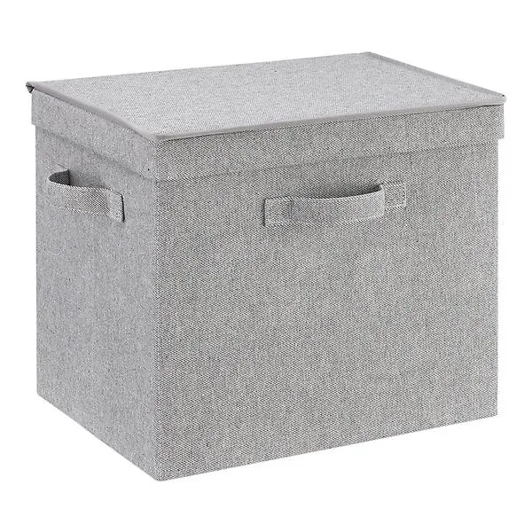 Twill Storage Cube Grey