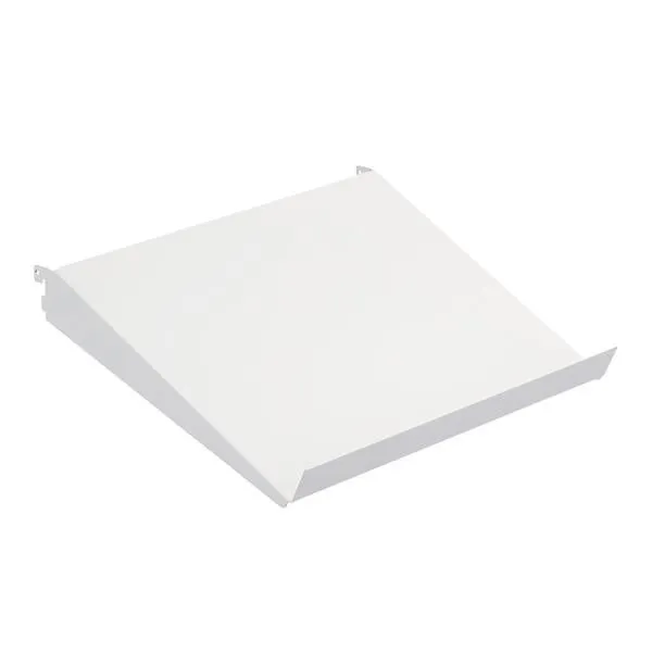 Décor+ by Elfa 18" Angled Shelf Matte White