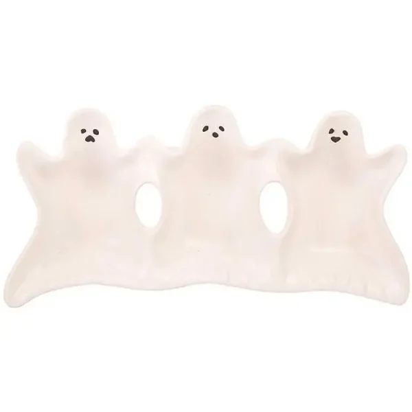 White Ghost 3-Section Serving Platter