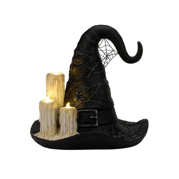 Witch Hat with LED Candles