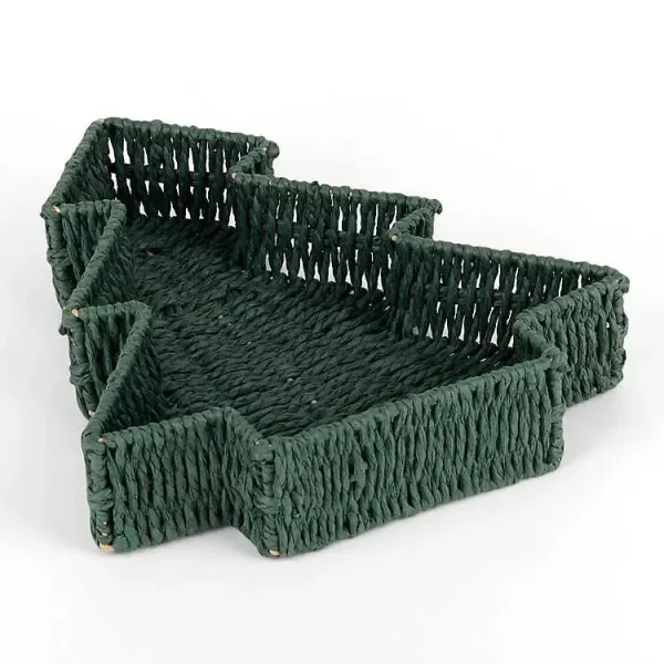 Woven Pine Tree Tray