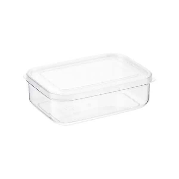 1 qt. Rectangular Crystal Clear Food Storage 920 ml.