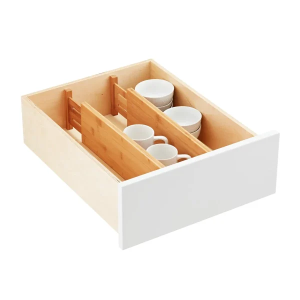 Bamboo Deep Drawer Organizers Pkg/2
