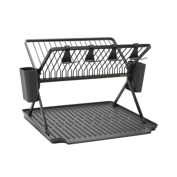 Brabantia Large Sinkside Foldable Dish Rack Dark Gray