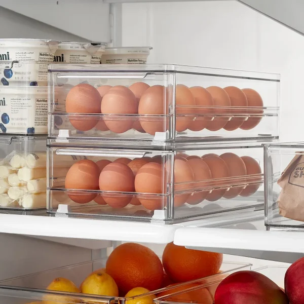 Everything Organizer 18-Count Egg Holder with Drawer
