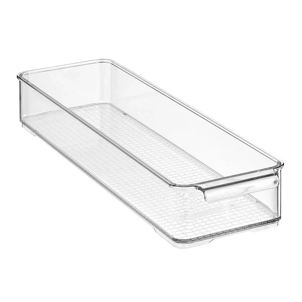 Everything Organizer Shallow Narrow Fridge Bin Clear