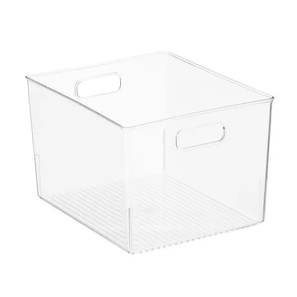 iDESIGN Linus Large Kitchen Bin Clear