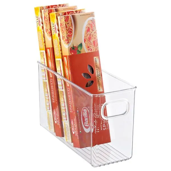 iDESIGN Linus Narrow Pantry Bin Clear