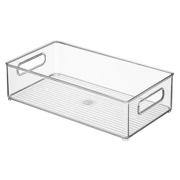 iDesign Small Fridge & Freezer Bin Clear
