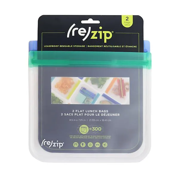 Re-Zip Reusable Sandwich Bag Pkg/2