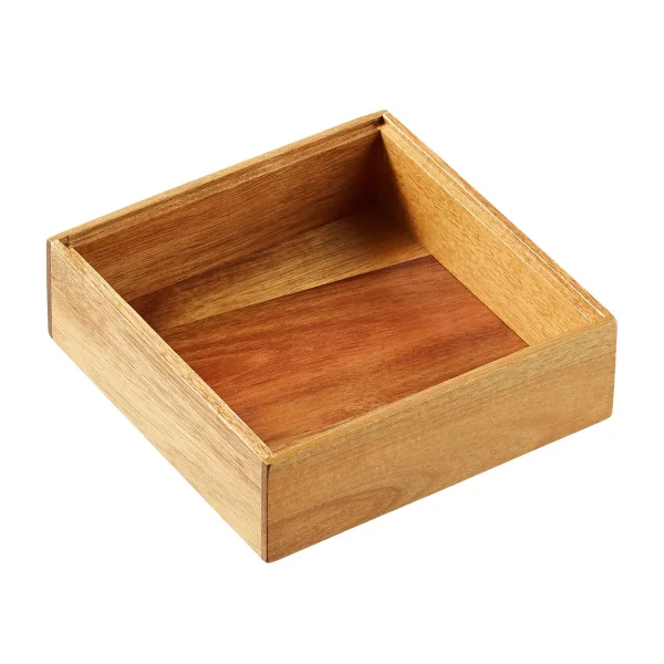 Rowan Acacia Stacking Drawer Organizer