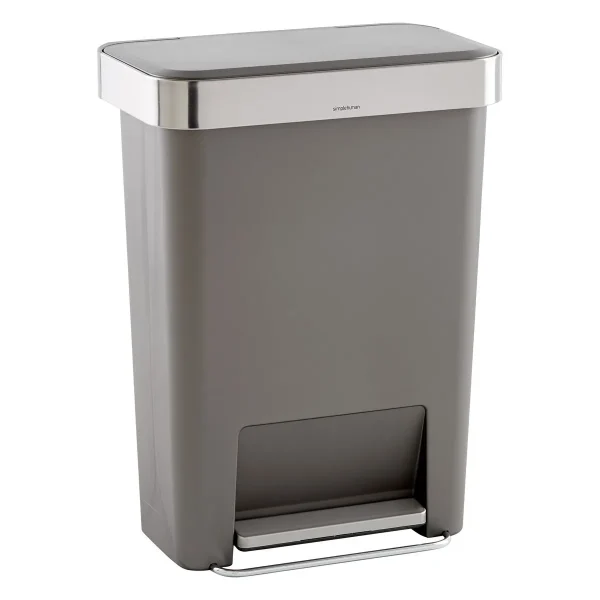simplehuman 12 gal./45 ltr. Rectangular Step Trash Can