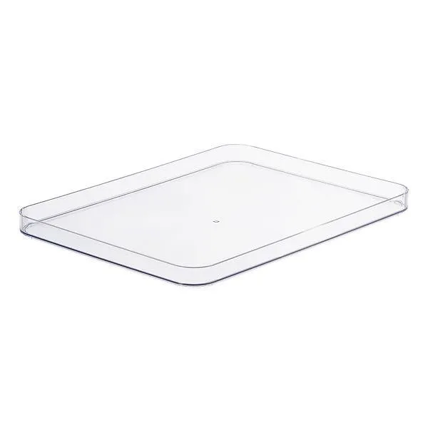 SmartStore Large Compact Plastic Tray/Lid Clear