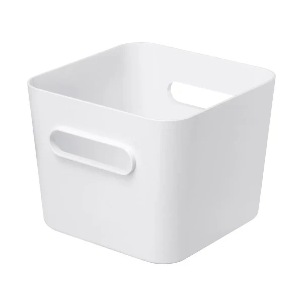 SmartStore Large Compact Square Bin White