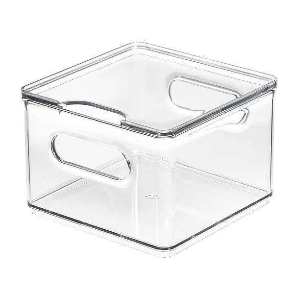 THE HOME EDIT Small Fridge Bin Clear