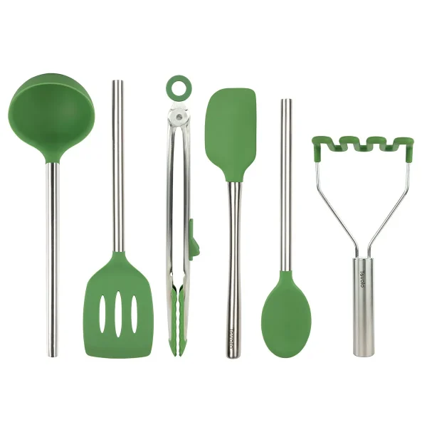 Tovolo Silicone Utensil Set Pesto Pkg/6