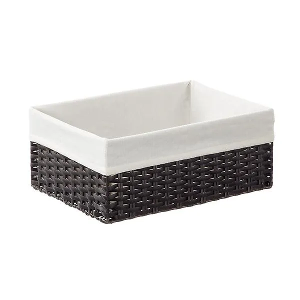 Medium Montauk Rectangular Bin Smoke