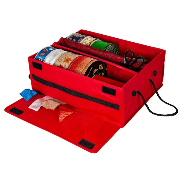 Santa's Bag Ribbon Storage Box