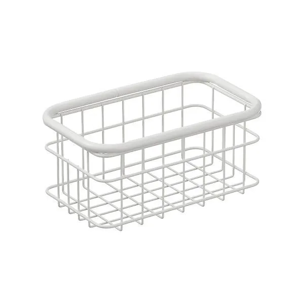 The Container Store Small Urban Wire Bin White