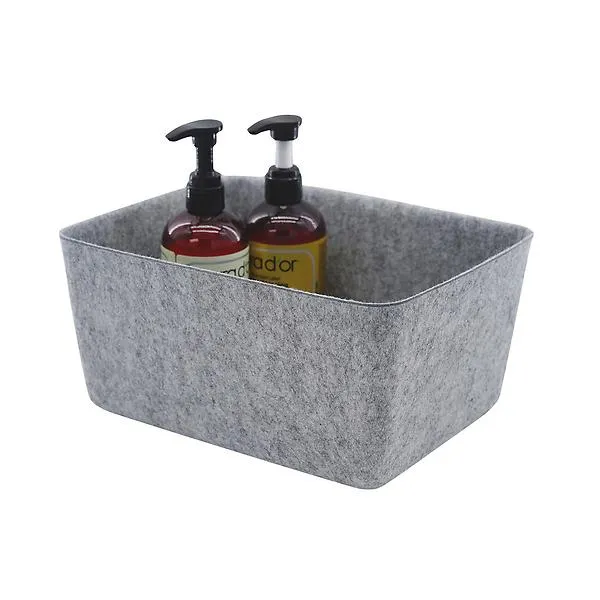 Welaxy Medium Felt Storage Container Gray